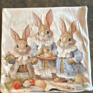 NEW Beatrix Pottet Peter Rabbit inspired nursery baby's room throw pillow cover